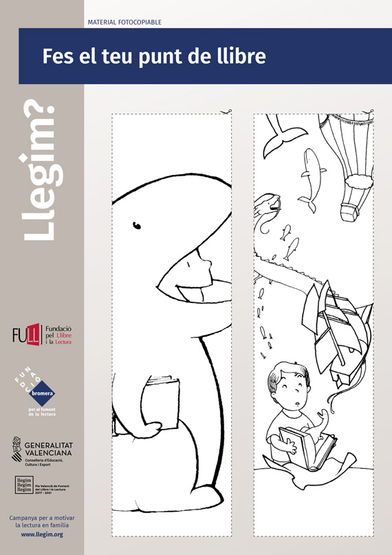 Punt de llibre Llegim